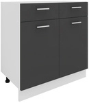 VCM Schrank &raquo;Esilo&laquo;, BxHxL: 80 x 82 x 46 cm - grau