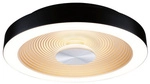 PAULMANN LED-Deckenleuchte, WD Volea IP44 W/D dim LED 18W 320mm Schwarz Gold 230V