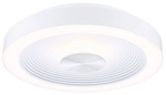 PAULMANN LED-Deckenleuchte, WD Volea IP44 W/D dim LED 18W 320mm Wei&szlig; Silber 230V