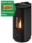 PEGASO Pelletofen &raquo;Floyd 7.0&laquo;, anthrazit, Stahl, 7 kW - grau