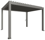 BIOHORT Pergola &raquo;Gr. 4x3&laquo;, BxHxT: 404,5 x 255 x 312 cm, quarzgrau-metallic