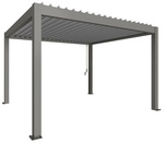 BIOHORT Pergola &raquo;Gr. 4x3,5&laquo;, BxHxT: 404,5 x 255 x 367,5 cm, silber-metallic -