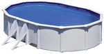 GRE Ovalpool, wei&szlig;, BxHxL: 300 x 120 x 500 cm - weiss