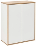 FACKELMANN Doppel-Midischrank &raquo;FINN&laquo;, weiss, 2 T&uuml;ren, BxHxT: 60 x 75 x 30,5 cm