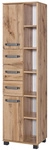 SCHILDMEYER Hochschrank &raquo;Milan&laquo;, BxHxT: 42 x 163,7 x 32 cm - braun