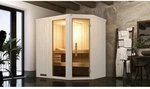 WEKA Elementsauna &raquo;Varberg 1&laquo;, BxHxT: 194 cm x 199 cm x 144 cm - braun