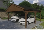 SKANHOLZ Carport &raquo;Fichtelberg&laquo;, BxT: 618 x 566 cm, Firsth&ouml;he: 362 cm, lasiert -
