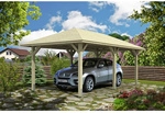 SKANHOLZ Carport &raquo;Taunus&laquo;, BxT: 374 x 656 cm, Firsth&ouml;he: 314 cm, unbehandelt -