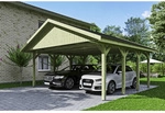 SKANHOLZ Carport &raquo;Wallgau&laquo;, BxT: 620 x 600 cm, Firsth&ouml;he: 354 cm,...