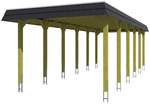 SKANHOLZ Carport &raquo;Spessart&laquo;, BxT: 345 x 893 cm, Firsth&ouml;he: 241 cm, impr&auml;gniert -