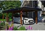 SKANHOLZ Carport &raquo;Wendland&laquo;, BxT: 362 x 870 cm, Firsth&ouml;he: 243 cm, farbbehandelt -