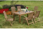 MERXX Gartenm&ouml;belset &raquo;Paraiba&laquo;, 6 Sitzpl&auml;tze, Akazienholz - beige