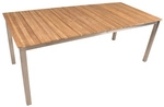GARDEN PLEASURE Gartentisch &raquo;DALLAS&laquo;, BxL: 90 x 200 cm, Teakholz - beige