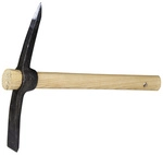 SIENA GARDEN Mini-Pickel, Stahl, L&auml;nge: 45 cm - schwarz