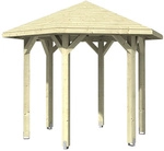 SKANHOLZ Pavillon &raquo;Nancy 1&laquo;, Zeltdach, sechseckig, BxHxT: 360 x 292 x 312 cm -