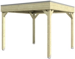 SKANHOLZ Pavillon &raquo;Toulouse&laquo;, Flachdach, viereckig, BxHxT: 302 x 244 x 302 cm -