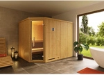 WEKA Ecksauna &raquo;Varberg 4&laquo;, ohne Ofen, BxHxT: 244 x 199 x 194 cm - braun