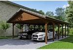 SKANHOLZ Carport &raquo;Wallgau&laquo;, BxT: 620 x 900 cm, Firsth&ouml;he: 354 cm, lasiert -...