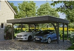 SKANHOLZ Carport &raquo;Friesland Set 7&laquo;, BxT: 557 x 555 cm, Firsth&ouml;he: 254 cm,...