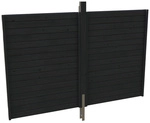 SKANHOLZ R&uuml;ckwand zum Einbau in ein SKAN HOLZ Carport, schiefergrau