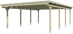 SKANHOLZ Carport &raquo;Emsland&laquo;, BxT: 613 x 846 cm, Firsth&ouml;he: 248 cm, farbbehandelt -