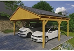SKANHOLZ Carport &raquo;Fichtelberg&laquo;, BxT: 618 x 566 cm, Firsth&ouml;he: 362 cm,...