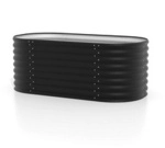 VITAVIA Hochbeet &raquo;Terra 630&laquo;, BxHxL: 82,1 x 63 x 162,1 cm, Zincalume&reg; - schwarz