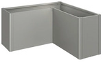 BIOHORT Pflanzbeet &raquo;Belvedere MAXI&laquo;, quarzgrau-metallic, Metall