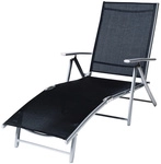 MERXX Deckchair, Aluminium/Stahl/Textilen, 5-fach verstellbare