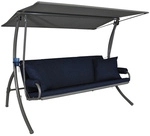 ANGERER FREIZEITM&Ouml;BEL Hollywoodschaukel &raquo;Elegance Joy&laquo;, 3-Sitzer, inkl. Auflagen -