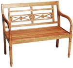 MERXX Gartenbank &raquo;Havanna&laquo;, Holz, 2-Sitzer, BxHxT: 107 x 90 x 60 cm - braun