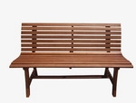GARDEN PLEASURE Bank, Eukalyptusholz, BxHxT: 140 x 82 x 61 cm - bunt