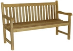GARDEN PLEASURE Gartenbank &raquo;Solo&laquo;, Holz, BxHxT: 150 x 92 x 63 cm - braun