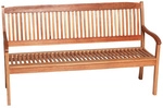 MERXX Gartenbank &raquo;Maracaibo&laquo;, Holz, 3-Sitzer, BxHxT: 157 x 91 x 63,5 cm - braun