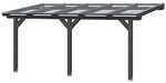 SKANHOLZ Terrassendach &raquo;Bormio&laquo;, 541 x 300 cm (BxT), Leimholz, anthrazit - grau
