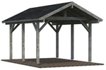 PALMAKO Einzelcarport &raquo;Robert&laquo;, Au&szlig;enma&szlig; BxT: 359 x 510 cm, grau