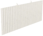 SKANHOLZ R&uuml;ckwand, BxH: 550 x 220 cm, Holz, wei&szlig;