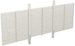 SKANHOLZ R&uuml;ckwand, Breite: 550 cm, wei&szlig;
