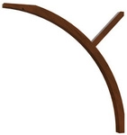 SKANHOLZ Einfahrtsbogen, nussbaum