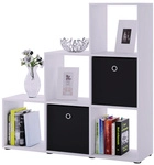 VCM Regal &raquo;Nitas&laquo;, BxHxL: 29 x 104,5 x 107,5 cm, Holzwerkstoff - weiss