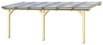 SKANHOLZ Terrassendach &raquo;Bormio&laquo;, 648 x 300 cm (BxT), Leimholz, natur - beige