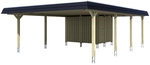 SKANHOLZ Carport &raquo;Wendland&laquo;, BxT: 630 x 879 cm, Firsth&ouml;he: 253 cm, farbbehandelt -