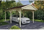 SKANHOLZ Carport &raquo;Fichtelberg&laquo;, BxT: 317 x 566 cm, Firsth&ouml;he: 303 cm, unbehandelt