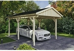 SKANHOLZ Carport &raquo;Fichtelberg&laquo;, BxT: 317 x 566 cm, Firsth&ouml;he: 303 cm, unbehandelt