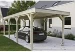 SKANHOLZ Carport &raquo;Grunewald&laquo;, BxT: 321 x 796 cm, Firsth&ouml;he: 243 cm, unbehandelt -