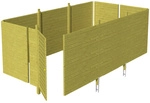 SKANHOLZ Br&uuml;stung, Breite: 78,5 cm, gr&uuml;n - gruen