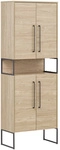 SCHILDMEYER Hochschrank &raquo;Limone&laquo;, BxHxT: 65,2 x 183,4 x 33,1 cm - braun