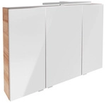 FACKELMANN Spiegelschrank &raquo;B.BRILLANT&laquo;, 100 cm, 3 T&uuml;ren, Asteiche, LED, 1000 x 680