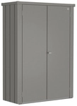 BIOHORT Terrassenschrank &raquo;Romeo&laquo;, BxHxT: 132 x 181 x 57 cm, quarzgrau-metallic