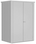 BIOHORT Terrassenschrank &raquo;Romeo&laquo;, BxHxT: 132 x 181 x 87 cm, silber-metallic -